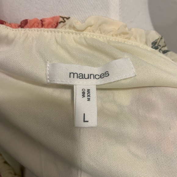 Maurices Large Top Victorian Floral NWT - Picture 3 of 4